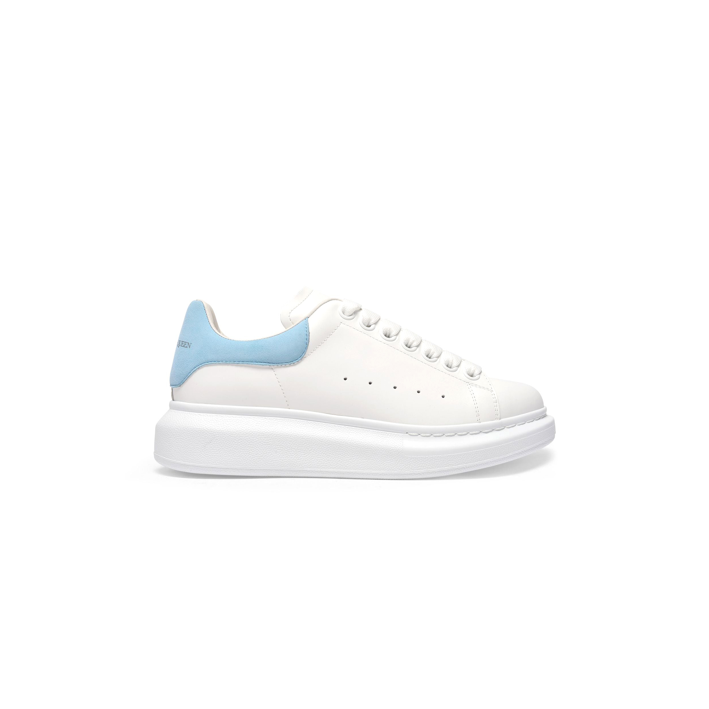 ALEXANDER MCQUEEN OVERSIZED SNEAKER WHITE POWDER BLUE 553770WHGP79412